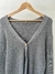 Cardigan gris suelto en internet