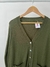 Cardigan verde bolsillo - comprar online