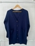 Cardigan bolsillos azul francia