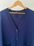 Cardigan bolsillos azul francia - comprar online