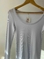 Remera blanca escote redondo - comprar online