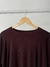 Remera de lanilla morley chocolate - comprar online