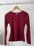 Remera morley bordo