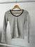 Remera esc v rib rayada