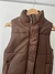 Chaleco engomado marron - comprar online