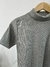 Remera plateada glitter - comprar online