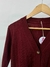 Cardigan bordo - comprar online
