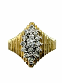 Anillo hechura especial rombo