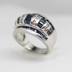Juego de aretes y anillo Zafiro en internet