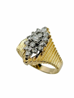 Anillo hechura especial rombo en internet