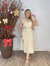 Vestido Midi Em Alfaitaria Decote V E Fenda Lateral - loja online
