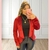 Casaco Blazer feminino chamoa pescoço de lapela