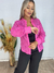 Camisa Em Laise Com Abotoamento E Detalhes De Pedraria - loja online