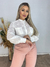 Camisa Em Laise Com Abotoamento E Detalhes De Pedraria - comprar online