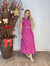 Vestido Midi Sem Manga Em Renda Com Cinto - Tchucas Modas