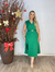 Vestido Midi Em Alfaitaria Decote V E Fenda Lateral - comprar online