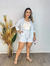 Short Em Alfaitaria Com Cós Elástico E Cinto - loja online