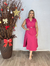 Vestido Midi Em Alfaitaria Decote V E Fenda Lateral - comprar online