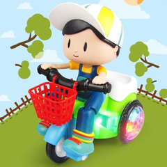 Brinquedo Stunt Trycicle Infantil Com Rotação Música e Luz na internet