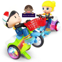 Brinquedo Stunt Trycicle Infantil Com Rotação Música e Luz