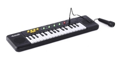 Teclado Infantil Rosa ou Preto Com Microfone - Musical Resistente Menino ou Menina - loja online