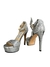 Salto Jimmy Choo metalizado
