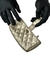 Chanel Gold Quilted Leather Clutch - loja online