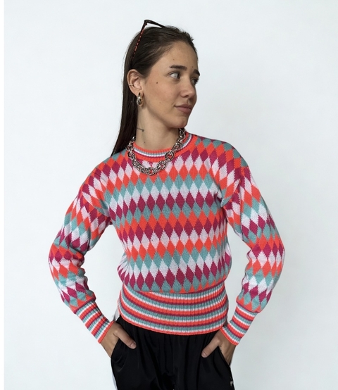 Sueter colorido - comprar online