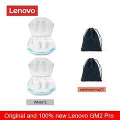 Original Lenovo GM2 Pro 5.3 Fone de Ouvido Bluetooth Fones de Ouvido Sem Fio Fones de Ouvido de Baixa Latência HD Call Dual Mode Gaming Headset Com Microfone - loja online