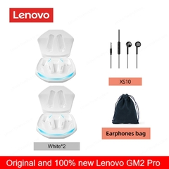Original Lenovo GM2 Pro 5.3 Fone de Ouvido Bluetooth Fones de Ouvido Sem Fio Fones de Ouvido de Baixa Latência HD Call Dual Mode Gaming Headset Com Microfone - BORCELLE