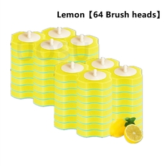 limpador de vaso sanitário descartarvel. UOSU Dispolinpadsable Toilet Brush With Cleaning Liquid Wall-Mounted Cleaning Tool For Bathroom Replacement Brush Head Wc Accessories - loja online