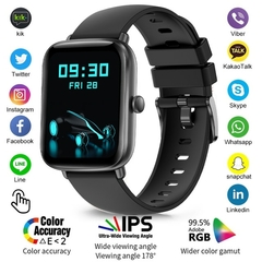 2022 Novo Monitor de Frequência Cardíaca Bluetooth Relógio Inteligente Masculino Full Touch Discagem Chamada Fitness Tracker IP67 Impermeável Relógio Inteligente Masculino Feminino - BORCELLE