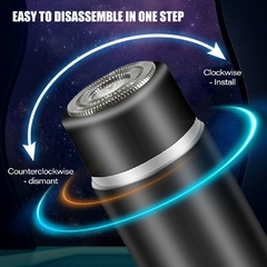 Barbeador elétrico mini barbeador portátil USB recarregável à prova d'água durável barbeador aparador de barba para homens máquina de barbear