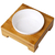 ANIMAL PET COMEDERO/BEBEDERO DE BAMBOO CUADRADO C/ BOWL MELAMINA M (11050)