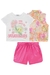 Trio Flores de Verão - Look Colorê Kids