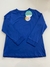 Camisa Manga Longa - Gola careca com proteção UV- Azul - comprar online