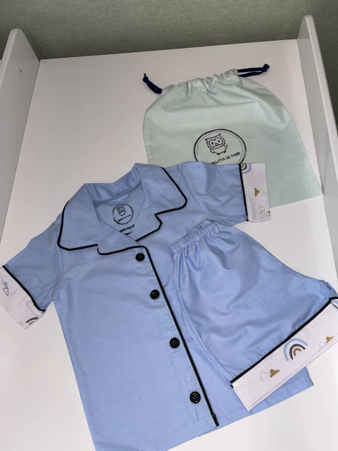 Pijama infantil modelo americano verao