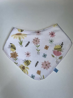 Babador bandana (forrado duplo) - Corujita de Pano
