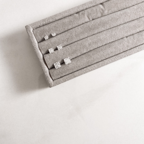 Trio Zircônias Quadradas