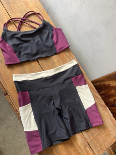 CONJUNTO SHORT COM BOLSO + TOP - comprar online