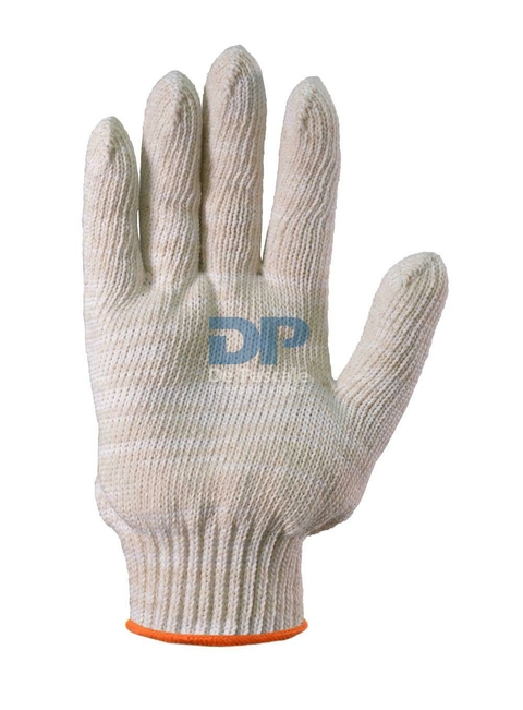 GUANTE TEJIDO, TALLE 10 SIN COSTURA BLANCO G7 ALGODON LISO
