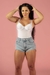 SHORT JEANS BAGGY IN LOVE - Boutique Peças Raras