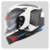 Capacete Motociclista Hjc Rpha 70 Kosis Preto Branco Azul e Vermelho - Fattori Motors 