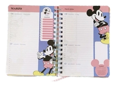 AGENDA 2024 MOOVING 14X20 2 DIAS MICKEY MOUSE - Melman Libreria