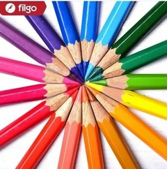 12 LAPICES DE COLORES FILGO en internet