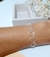 PULSEIRA CORAÇÃO VAZADO NA PRATA 925. - comprar online