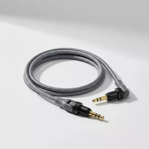 Cable De Audio Auxiliar Hifi 3.5 Mm Puxida Ficha Movible 180°