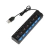 Imagen de Hub 7 Puertos Usb 2.0 Con Teclas De Corte Individuales Seisa CQT-H072