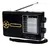 Radio Retro Bluetooth Con Panel Solar Y Linterna Ktf-1480