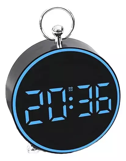 Reloj Despertador Seisa Gh8025 Led Temperatura Alarma Usb